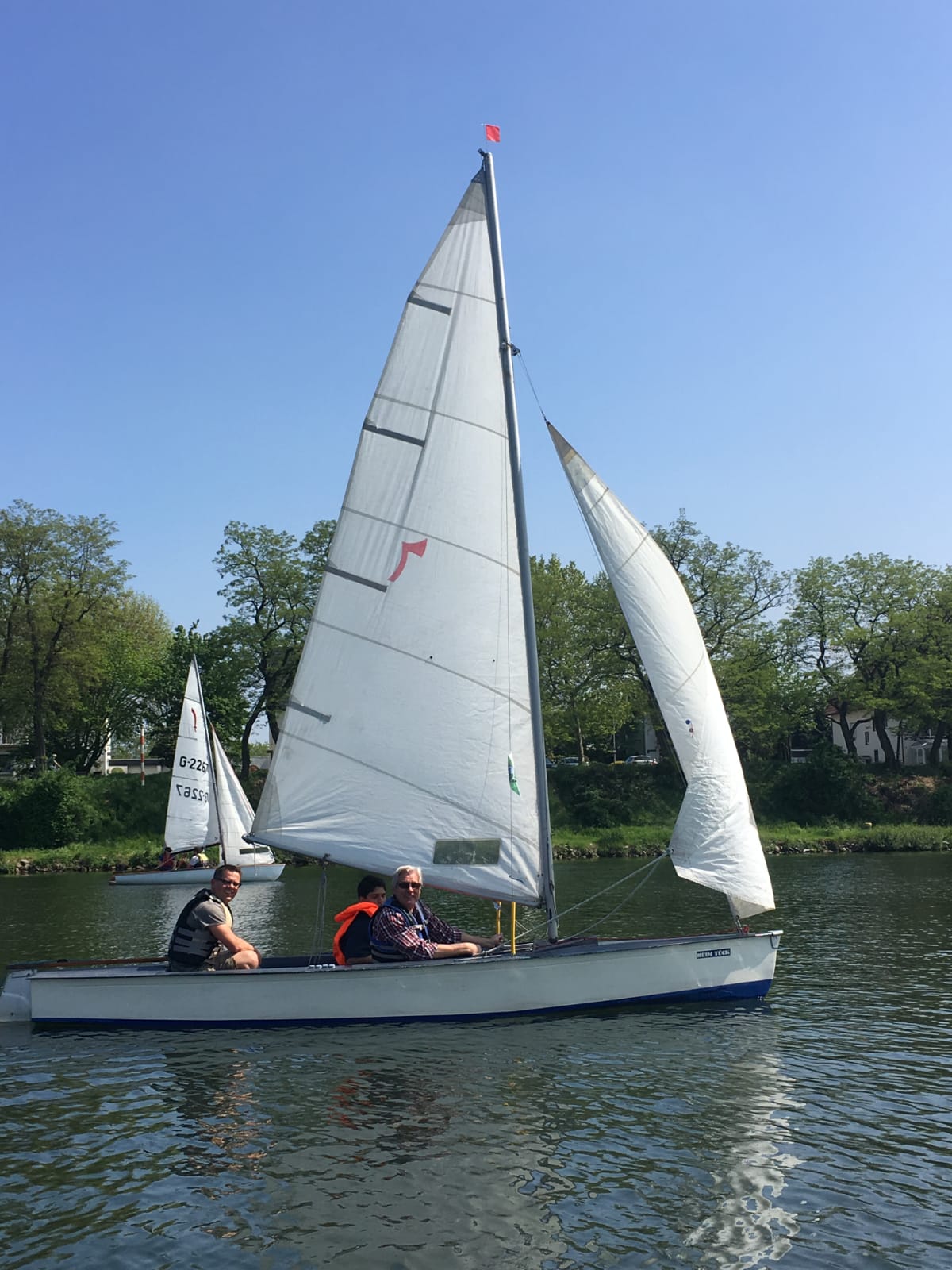 Unsere Segeljolle "HEIM TÜCK"