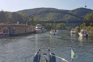 Boot auf der Lahn